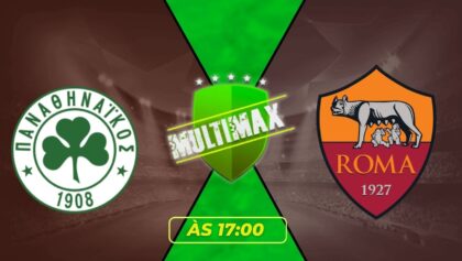 Assistir Panathinaikos x Roma Futemax AO VIVO Online HD 29/01/2026 no celular e PC
